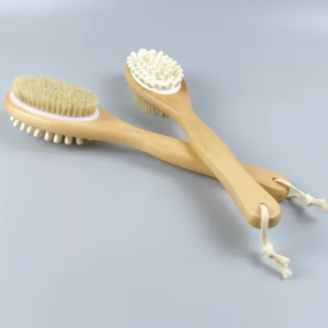 Brosse de massage anti-cellulite en bambou – Pour une peau lisse et tonicité maximale