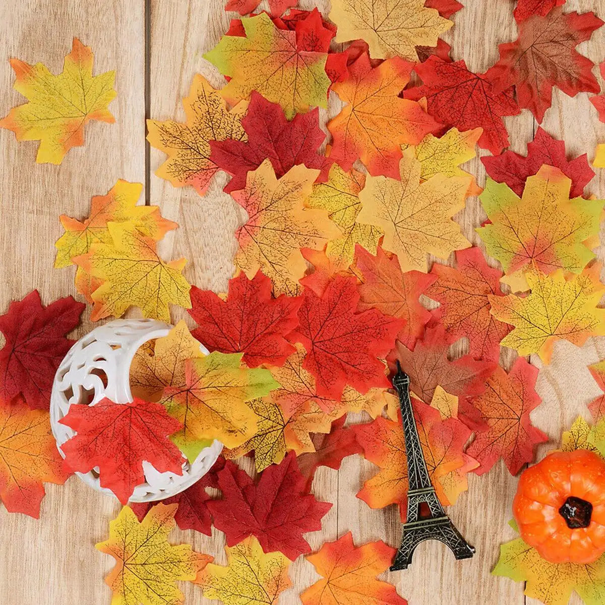 Feuilles d'Érable Artificielles - Décor Automnal Festif