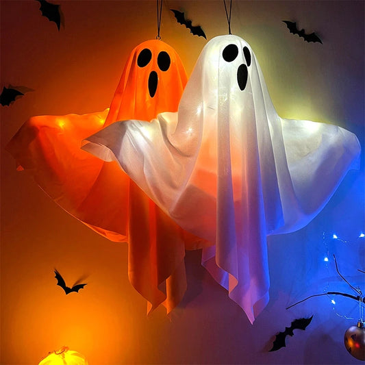 Fantôme lumineux LED Halloween – Décoration effrayante pour intérieur et extérieur