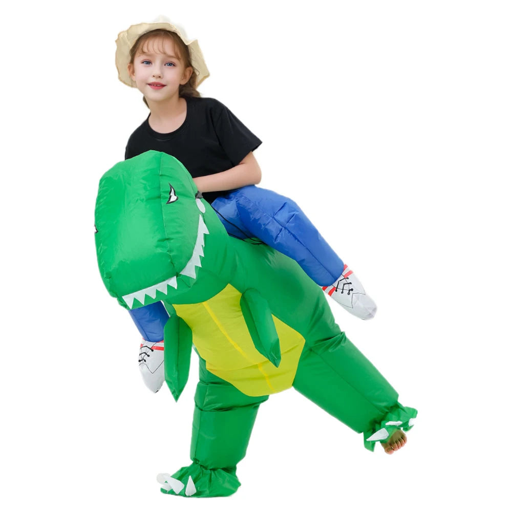 Costume gonflable dinosaure enfant & adulte - Déguisement unisexe