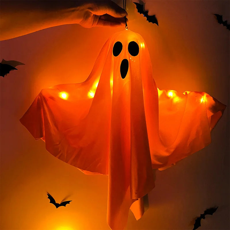 Fantôme lumineux LED Halloween – Décoration effrayante pour intérieur et extérieur