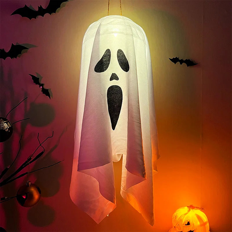 Fantôme lumineux LED Halloween – Décoration effrayante pour intérieur et extérieur